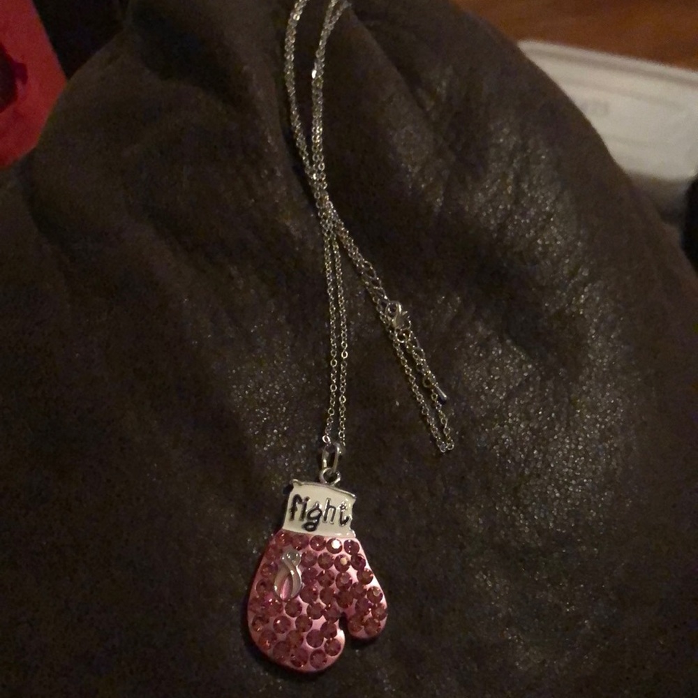 Fight for cancer necklace by Traci Lynn